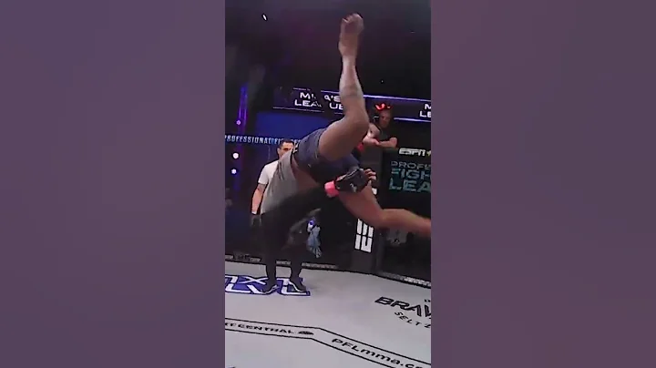 6'8" MMA Fighter Back Flip