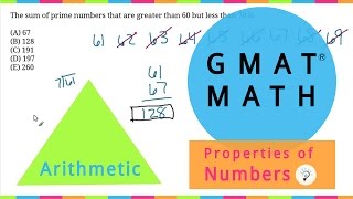 GMAT Math Practice: Arithmetic: Prime Numbers (#7)