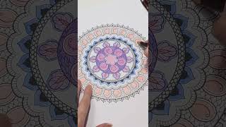 Сolor With Me #ASMR - Mandala Coloring Book For Beginners #mandala #coloringbook #shorts