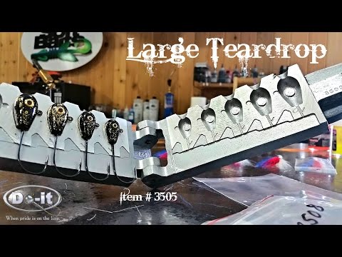 NEW - Do-It Large Teardrop Jig Head Mold 