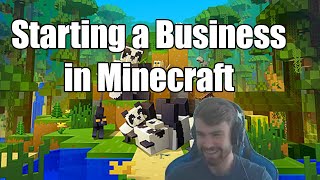 Starting a Business in Minecraft | FiredUp SMP