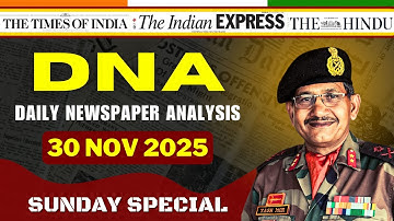Daily Newspaper Analysis | 30 November 2025 | Current Affairs For Defence Aspirants #ssb #upsc