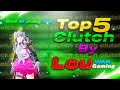 Top 5 Clutch😮 by lau wan gaming✨ ll pubg lite best clutch ll god of pubg lite ll lau wan gaming
