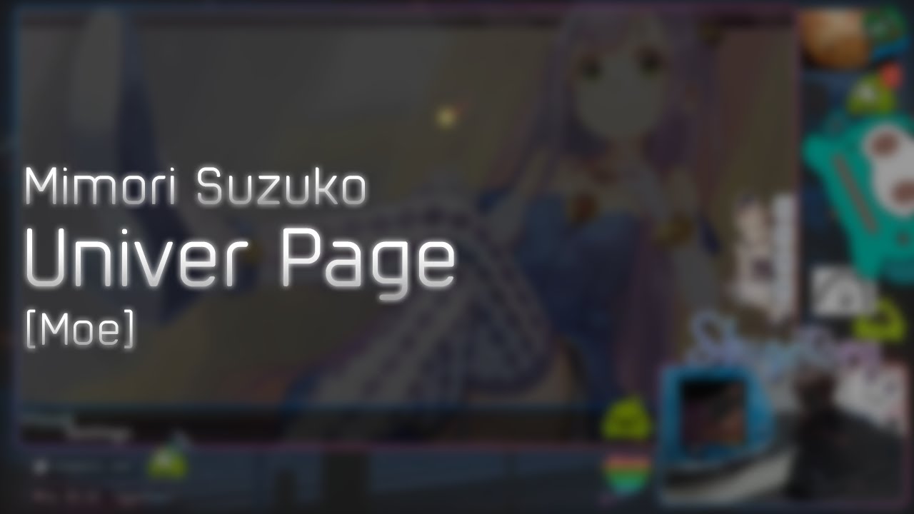 Mimori Suzuko - Univer Page (TV Size) [Moe] +HD 99.68% FC - YouTube
