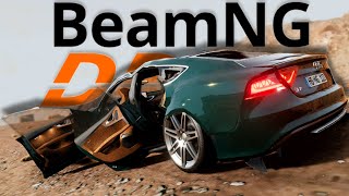 Audi RS7 C7 (A7 / S7) VS. Long Desert Road! - BEAMNG.DRIVE MODS