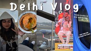 Mumbai girl in Delhi || First flight experience|| ✈️🌆 | Vlog Pt 1