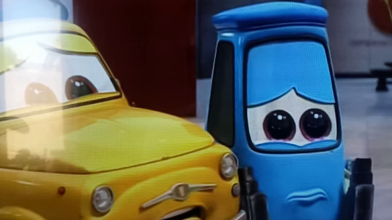 Luigi and Guido's crying faces YouTube