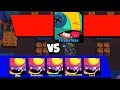 ИГРАЮ ЗА ЛЕОНА БОССА ПРОТИВ ПЯТИ! БОЛЬШАЯ ИГРА BRAWL STARS