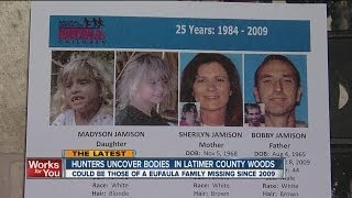 Remains found near where missing family's truck was found in 2009