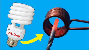 This Simple Trick Turns Old CFL Lamps Into Awesome Induction Heaters
