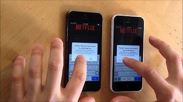 iPhone 5C vs iPhone 5S - Speed Test