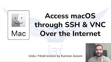 Access your Apple mac computer /macOS through VNC (using SSH tunnel) over the internet