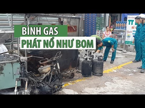 Video Bình gas 12 kg NỔ NHƯ BOM trên đường phố Biên Hòa - youtube