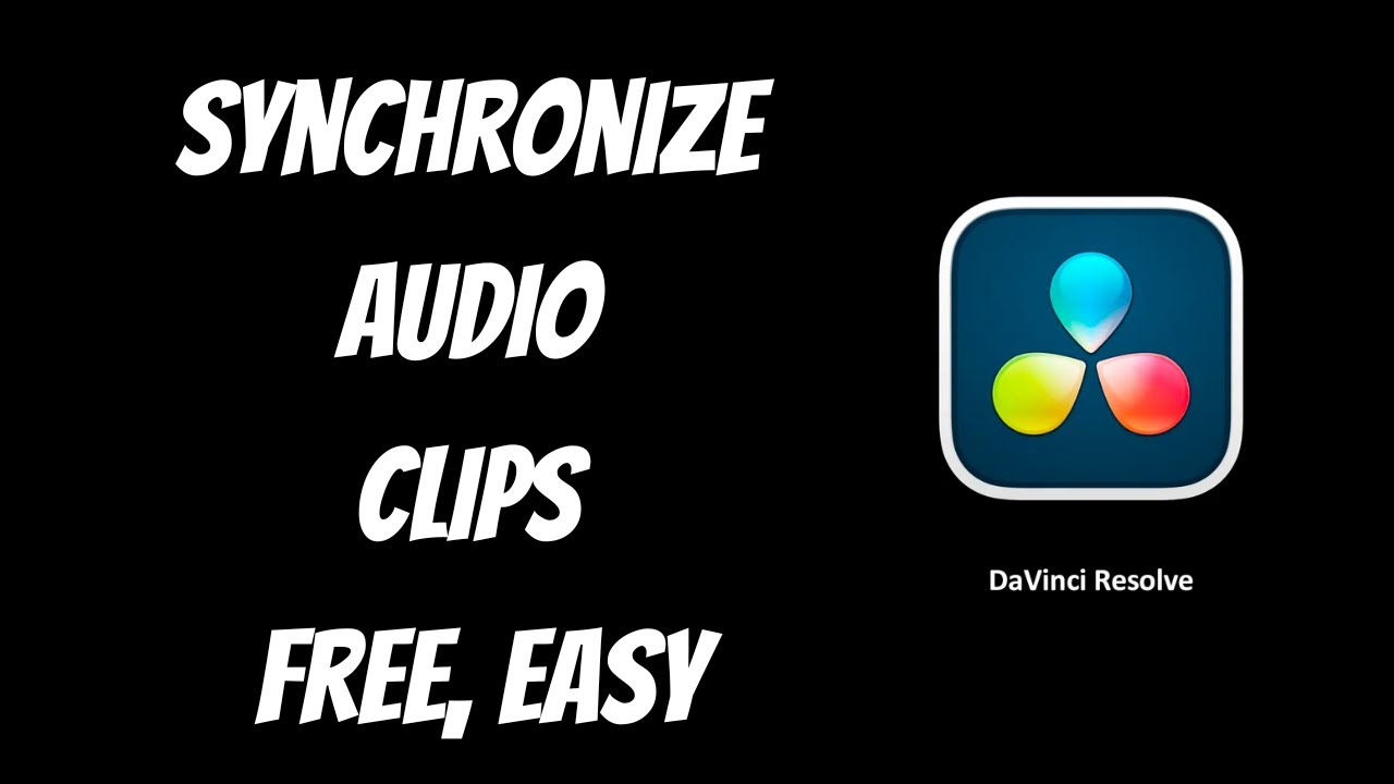Synchronize Auto Clips in Davinci Resolve [Free and Easy] YouTube