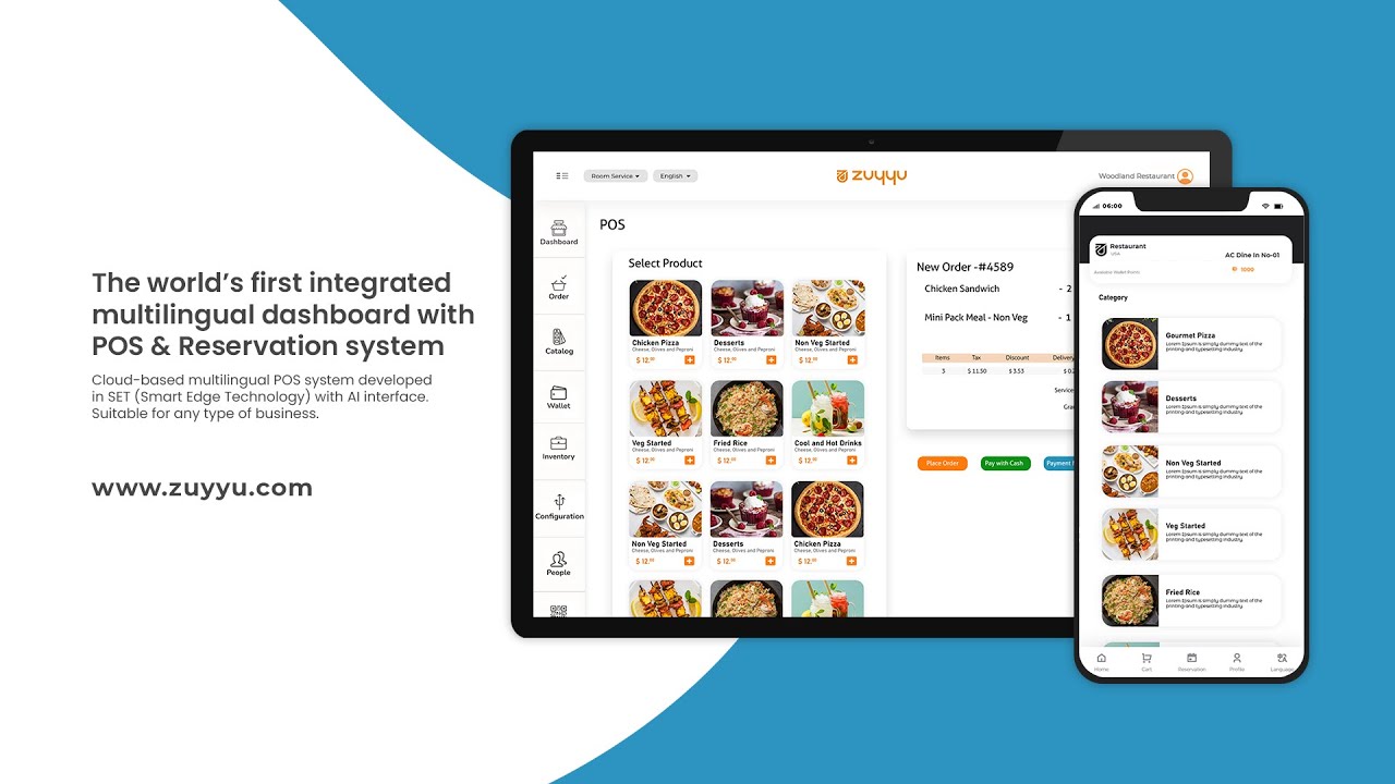 Multilingual Digital Menu Multilingual POS | Reservation System | QR Digital Menu | Billing ...