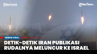 ISRAEL Digempur Iran, Militernya Publikasikan Detik-detik Serangan Rudal Balistik Maut Diluncurkan