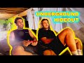 We built an Underground Hide Out!!