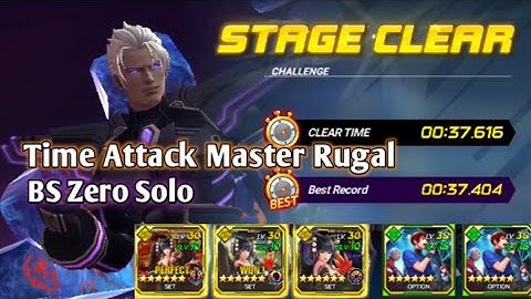 [Kof All Star] Time Attack Master Rugal (All Types) BS Zero Solo SS Rank