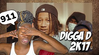 Digga D - 2K17 (Offical Video) | itsRATEDRUTH REACTION