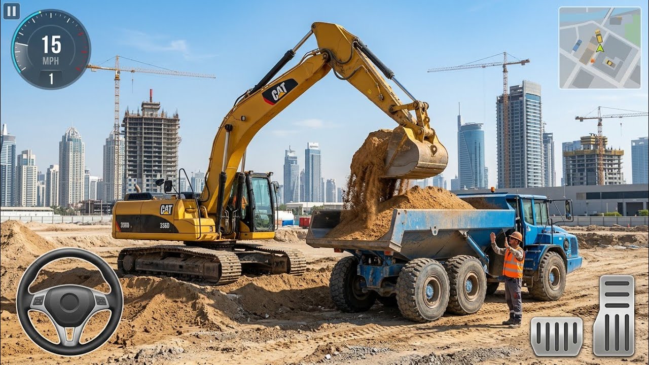 OUT OF CONTROL City Construction 🚧 | Excavator & Dump Truck Simulator Gameplay