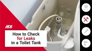 How To Fix Toilet Water Leaking or Running Into Bowl | Ace Hardware