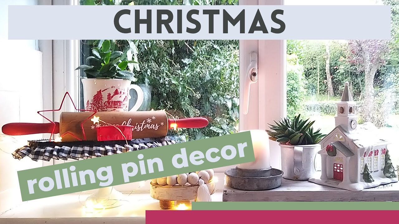 Украшение скалкой вашей рождественской кухни