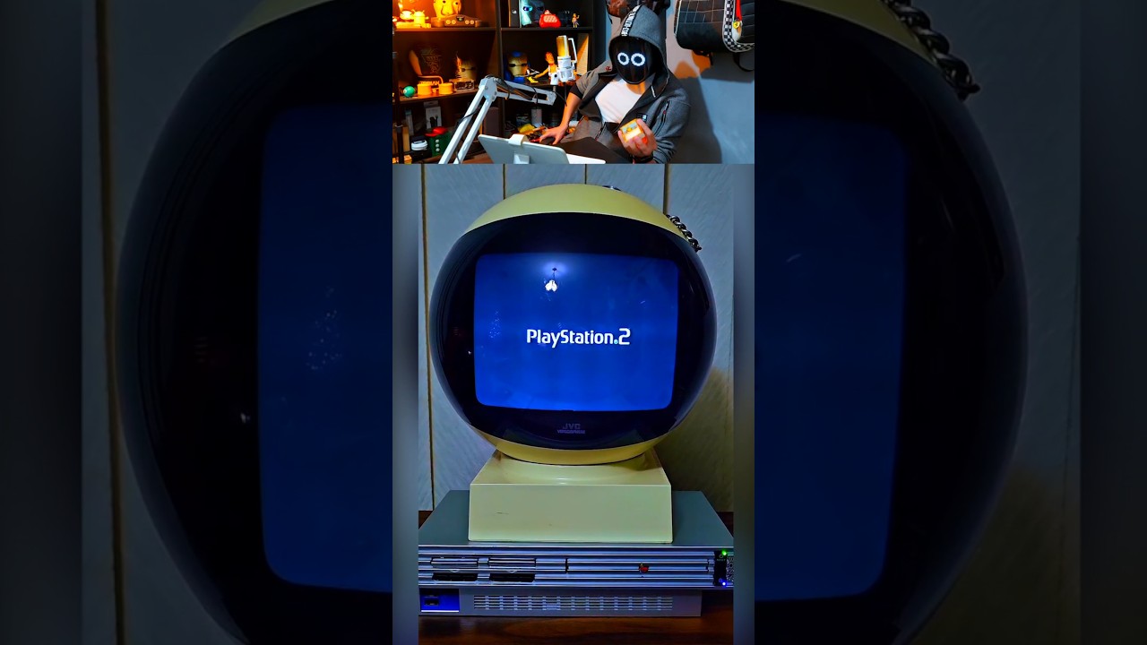SETUP RETRÔ mais RARO! 🕹️ Video Esfera (1970) + PS2! #shorts  #retrogaming #gadgets