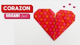 COMO HACER este ESPECTACULAR CORAZON de PAPEL | ORIGAMI facil