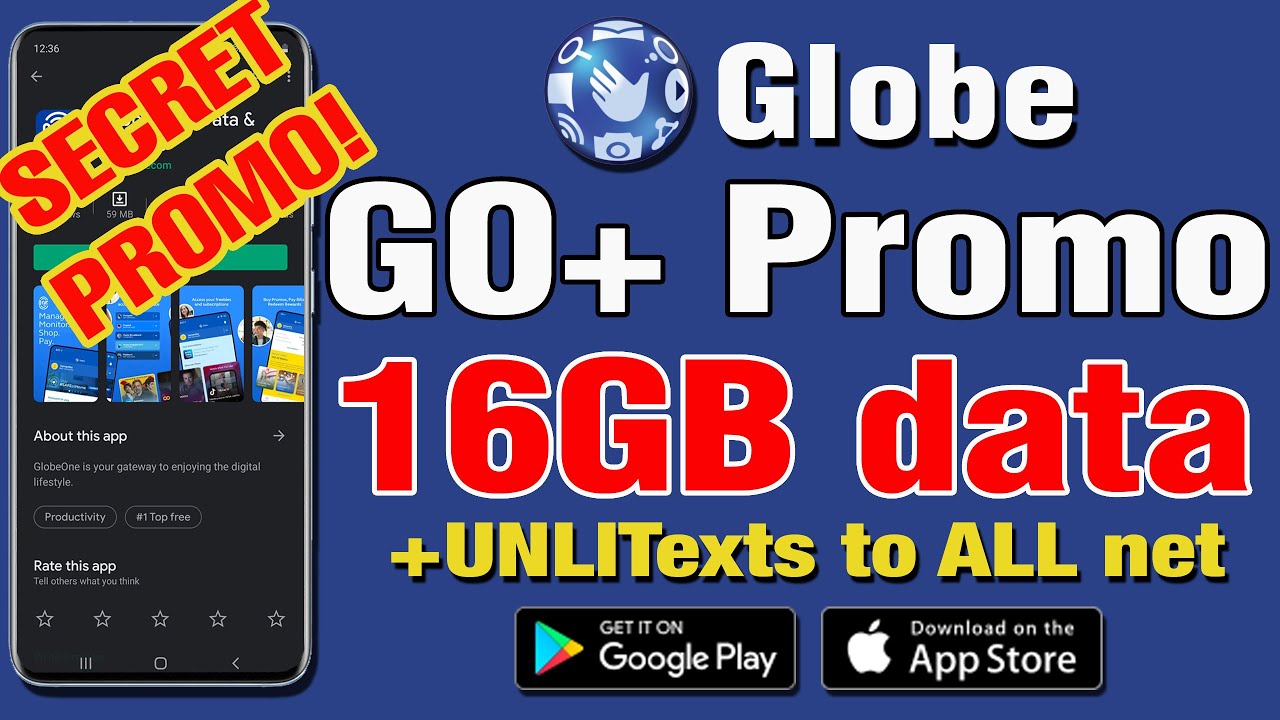 Globe GO+ Promo l High GB for ALL Site l Quick Review - YouTube