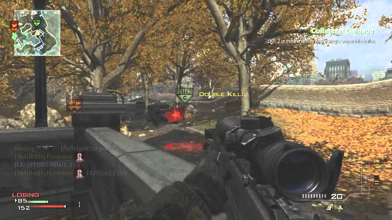 2 Headshots 1 bullet - All pro challenge - Modern Warfare 3 Call of Duty