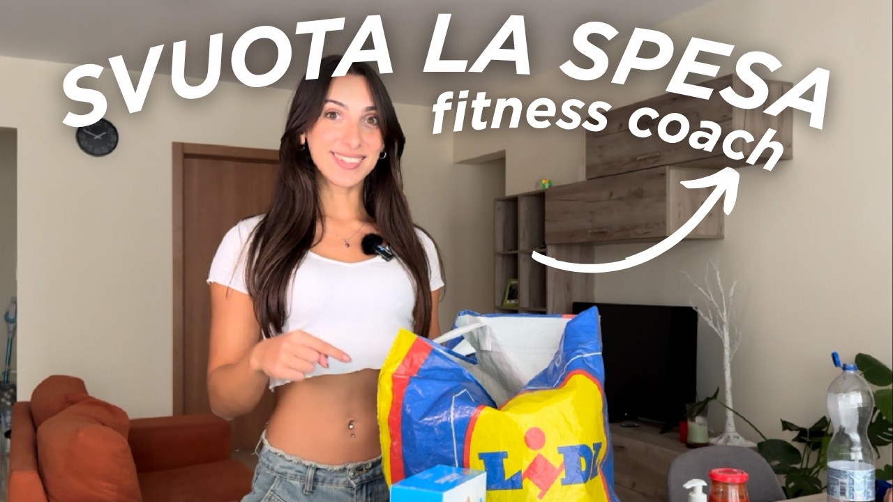 Ecco cosa mangio per avere un CORPO TONICO! Svuota la SPESA di una fitness coach