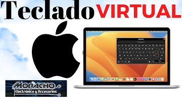 Como Sacar El Teclado En Pantalla en Macbook. Teclado Virtual Accesibilidad