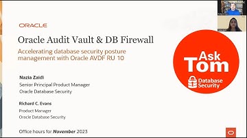 Accelerating database security posture management with Oracle Audit Vault and Database Firewall