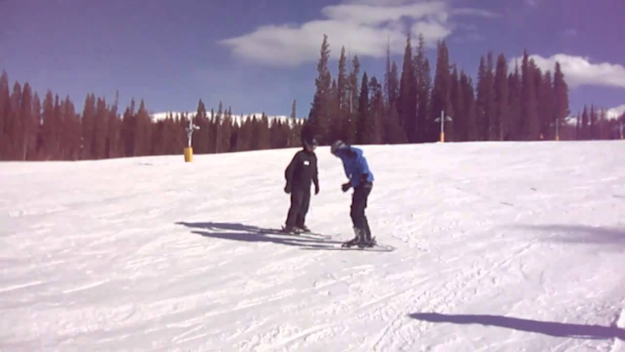 George disabled skiing in Discovery Park