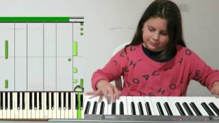 Video thumbnail of "Los Muros Caeran - Miel San Marcos - Cover - Tutorial - Descarga Partitura - Niña - Como Tocar Piano"