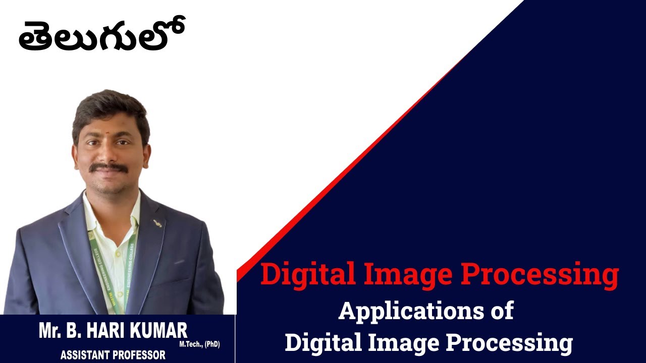 Applications of Digital Image Processing - YouTube