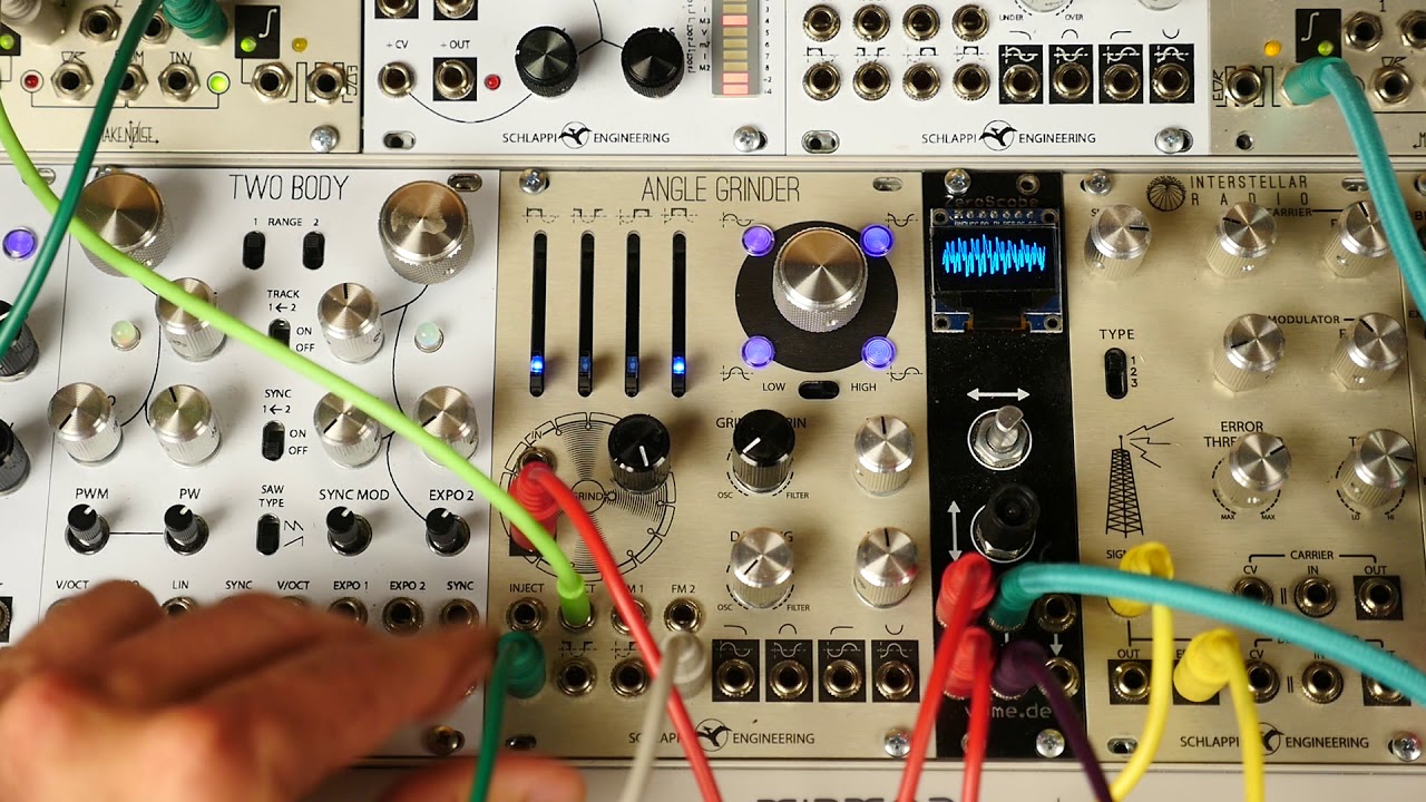 Angle Grinder eurorack module demo (the basics) YouTube