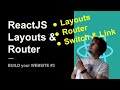 The React Layouts & Routers | Frontend React #3