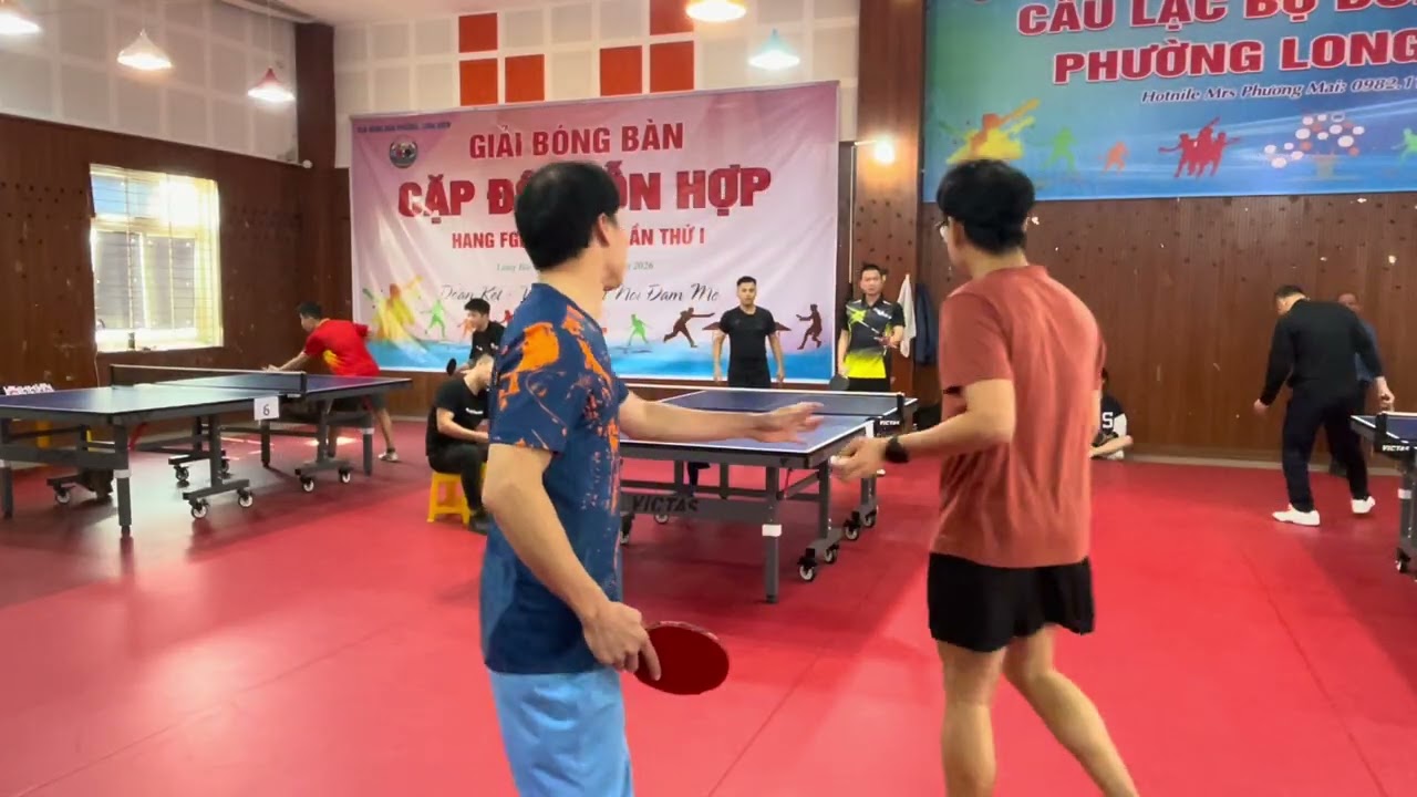 11/01/2026. Giải đôi hỗn hợp Long Biên Open. Mr Cường + Mr Hiếu (lượt 2)
