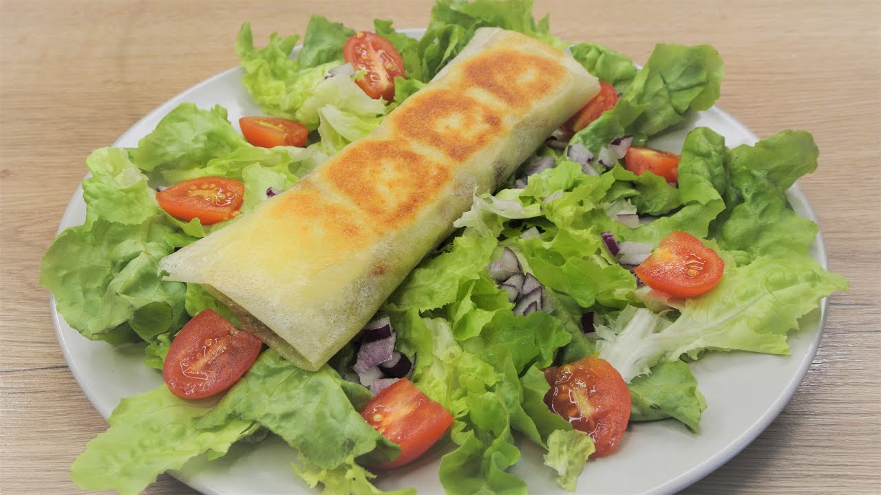 Bricks de chèvre lardons oignons / Bricks of goat cheese bacon onions