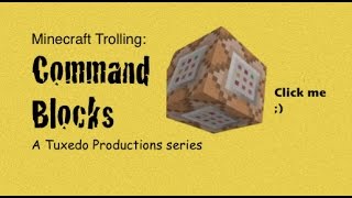 Minecraft Trolling: Command Blocks