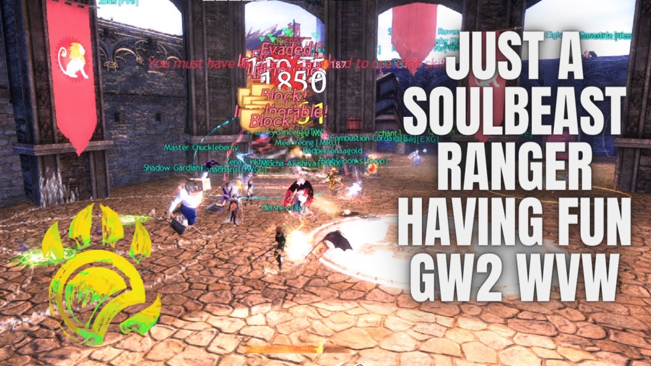 GW2 Soulbeast Ranger Zerg Relaxation Gaming for XP Farm Just for Fun