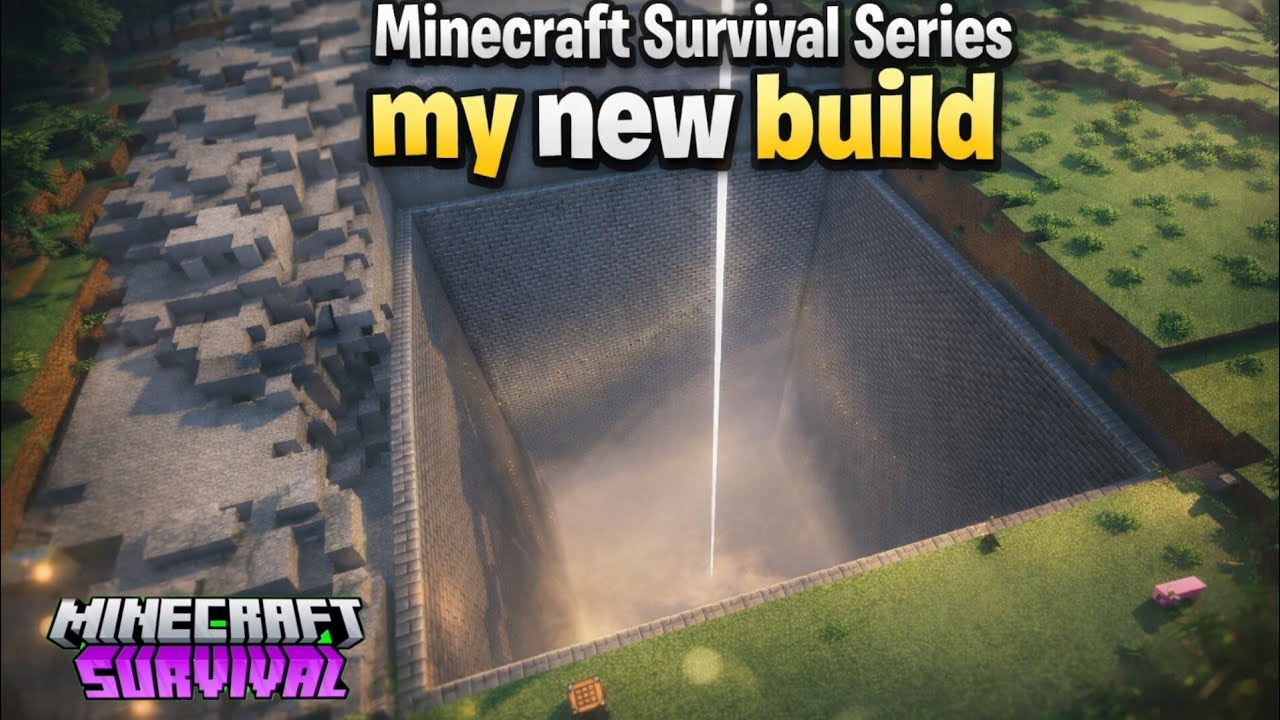 Minecraft Survival Series My New Build 🤯☠️ . - YouTube