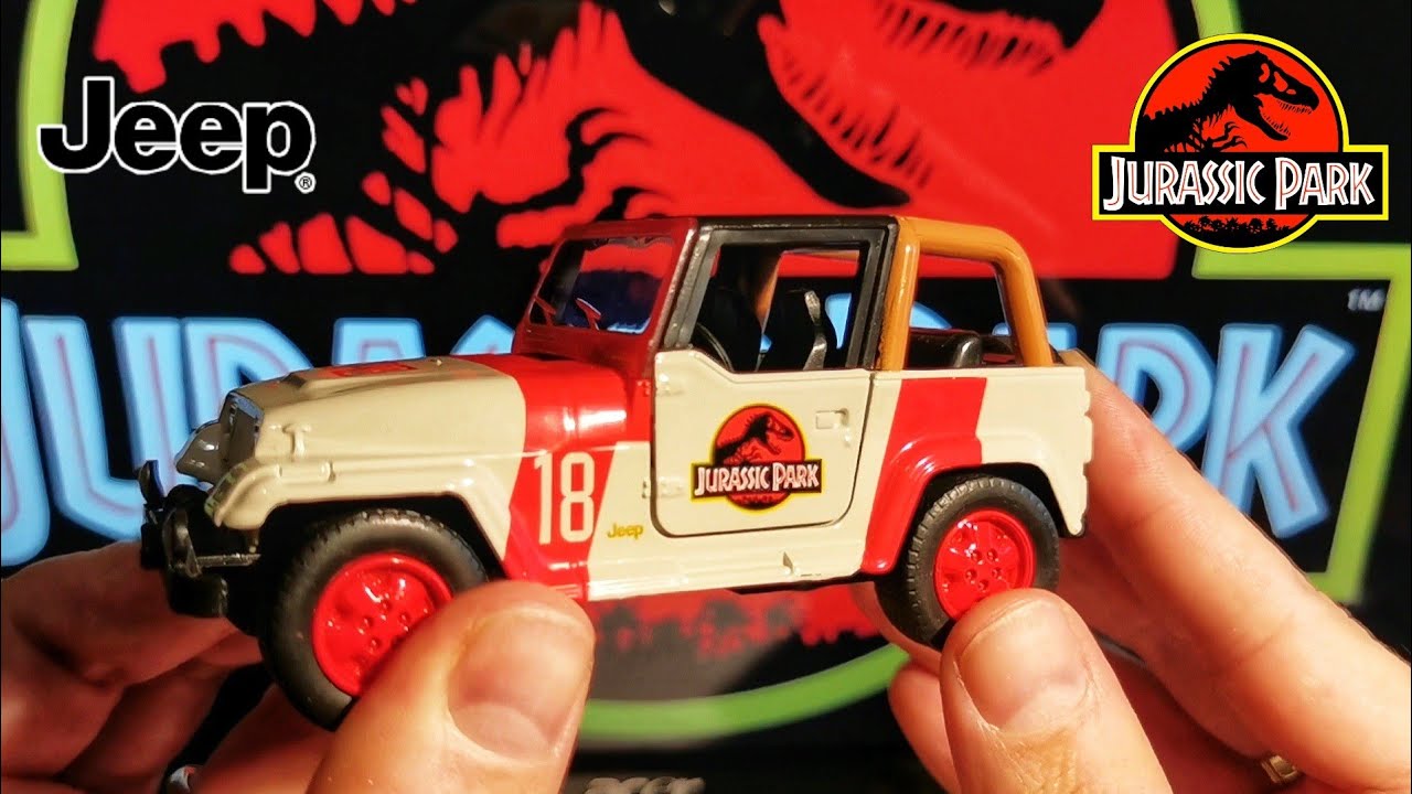 JEEP WRANGLER JURASSIC PARK NR. 18 scala 1/32 JADA TOYS Die Cast ...
