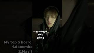 Top 5 horromovies #kpop #kpopgroup #danielle #heeseung #izone #illit #rami #kpopedit