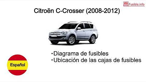 Comment trouver le fusible des vitres sur Citroen C-crosser