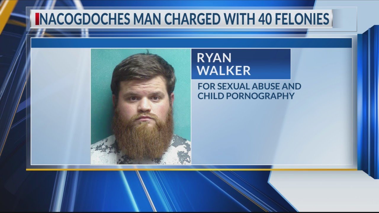 Nacogdoches man charged with 40 felonies in child abuse, porn investigation