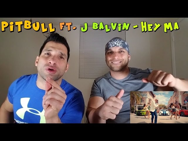 Pitbull & J Balvin - Hey Ma ft Camila Cabello [REACTION]