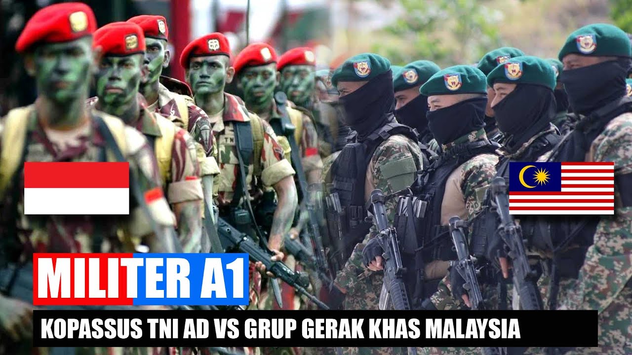 Perbandingan Kopassus TNI AD Vs Grup Gerak Khas (GGK) Malaysia ❗ KOPASSUS TAK TERKALAHKAN
