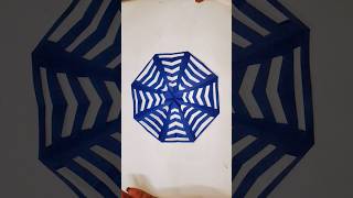 Craft Paper Cutting Design Part 1 | Making paper Snow Flake #shorts